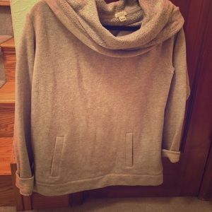 JCrew cowl neck sweatshirt